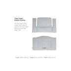 Stokke Tripp Trapp Classic Cushion – Soft & Supportive Seat Cushion for Tripp Trapp Highchair, Fits All Tripp Trapp Chairs with or without Baby Set, Water-Repellent, Anti-Slip & Easy to Clean, Organic Cotton- Nordic Blue