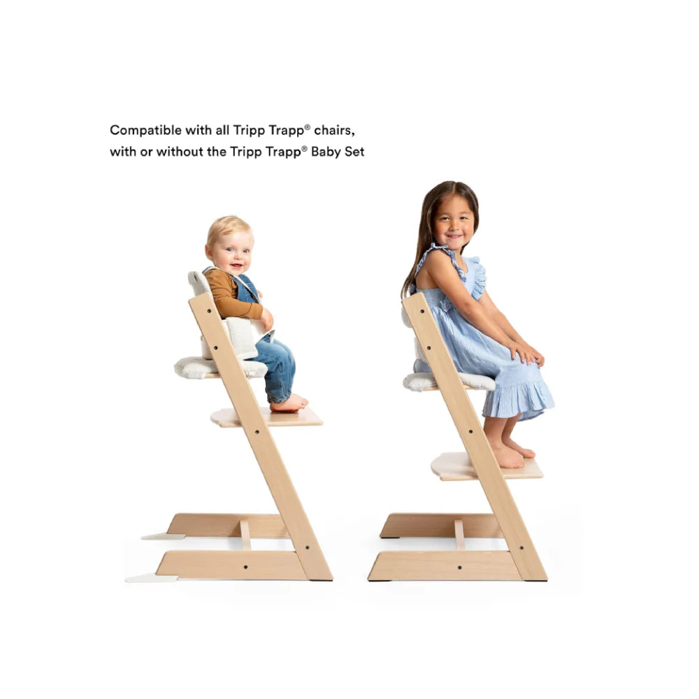 Stokke Tripp Trapp Classic Cushion – Soft & Supportive Seat Cushion for Tripp Trapp Highchair, Fits All Tripp Trapp Chairs with or without Baby Set, Water-Repellent, Anti-Slip & Easy to Clean, Organic Cotton- Wheat cream