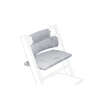 Stokke Tripp Trapp Classic Cushion – Soft & Supportive Seat Cushion for Tripp Trapp Highchair, Fits All Tripp Trapp Chairs with or without Baby Set, Water-Repellent, Anti-Slip & Easy to Clean, Organic Cotton- Nordic Blue