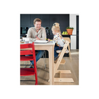 Stokke Tripp Trapp Highchair for Life - Adjustable Wooden Highchair for Baby, Toddlers & Adults, Ergonomic Seat with Posture Support, Timeless Scandinavian Design, Durable Solid Wood, Perfect for Mealtime & Family Dinner, Max Weight Limit Upto 136kg