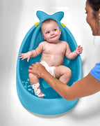 Skip Hop Moby Smart Sling Baby Bath Tub-3-Stage Tub-0 to 36M-Blue
