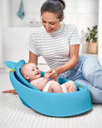 Skip Hop Moby Smart Sling Baby Bath Tub-3-Stage Tub-0 to 36M-Blue