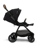 Nuna TRIV Next Stroller- Rain Cover & Post Adaptors-Reversible Seat-One Hand Fold-Pram for 0 to 4Y (Upto 22Kg)-Caviar