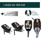 Chicco Everone I Size Baby Car Seat Black