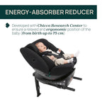 Chicco Everone I Size Baby Car Seat Black
