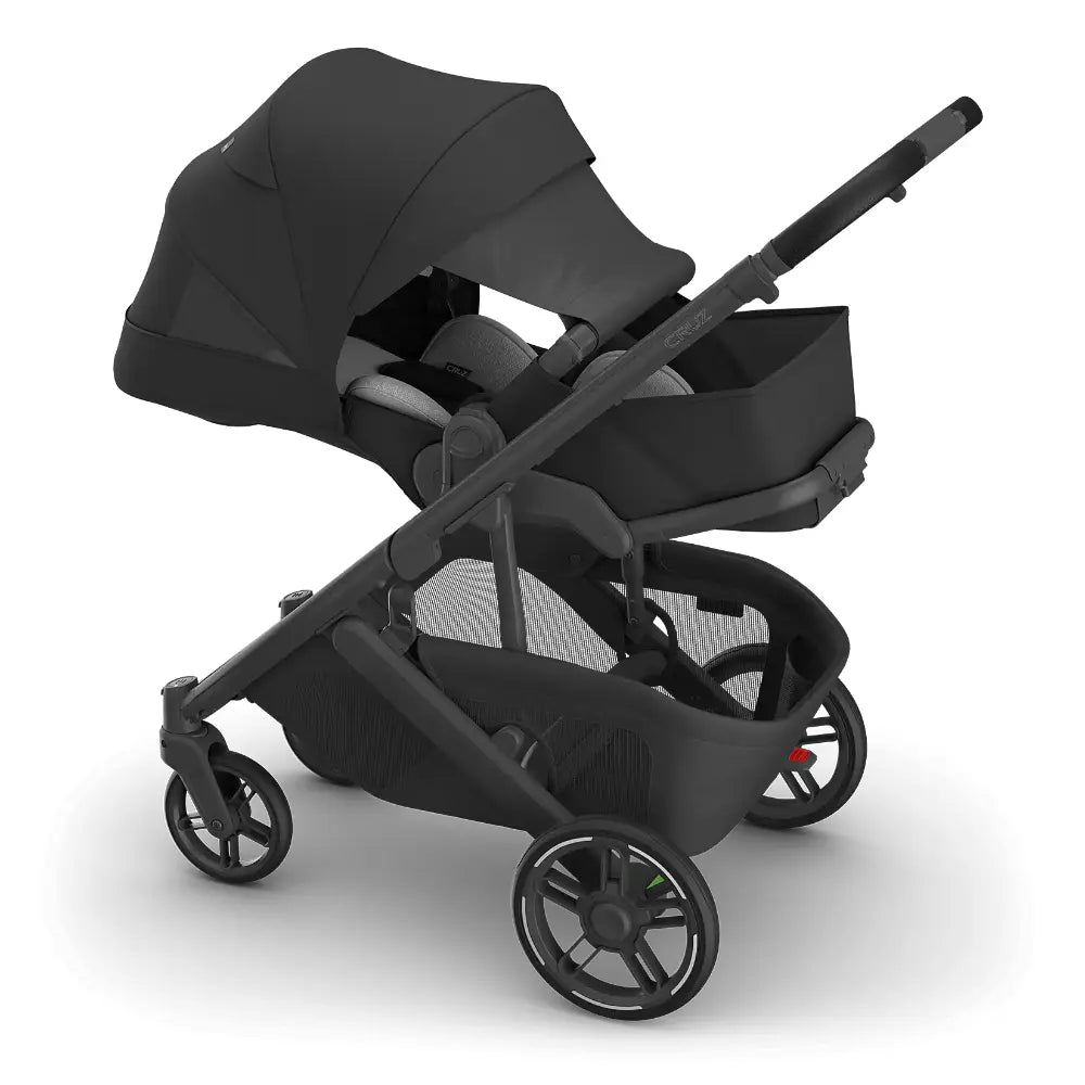 UPPAbaby Cruz V3 Stroller - Jake - Charcoal | Carbon Frame | Black Leather
