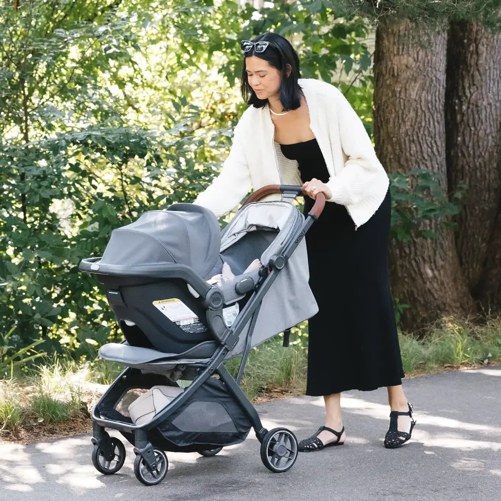 UPPAbaby Minu V3 Stroller - Greyson - Charcoal Melange