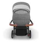 UPPAbaby Cruz V3 Stroller - Greyson - Charcoal Mélange | Carbon Frame | Saddle Leather