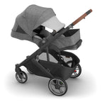 UPPAbaby Cruz V3 Stroller - Greyson - Charcoal Mélange | Carbon Frame | Saddle Leather