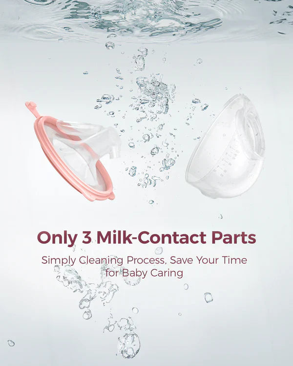 Momcozy V1 Pro Hospital Grade Wearable Breast Pump- 3 Fine-Tuned Rhythms with 15 Suction Levels-300mmHg Suction Power-Low Noise-Rechargeable Battery