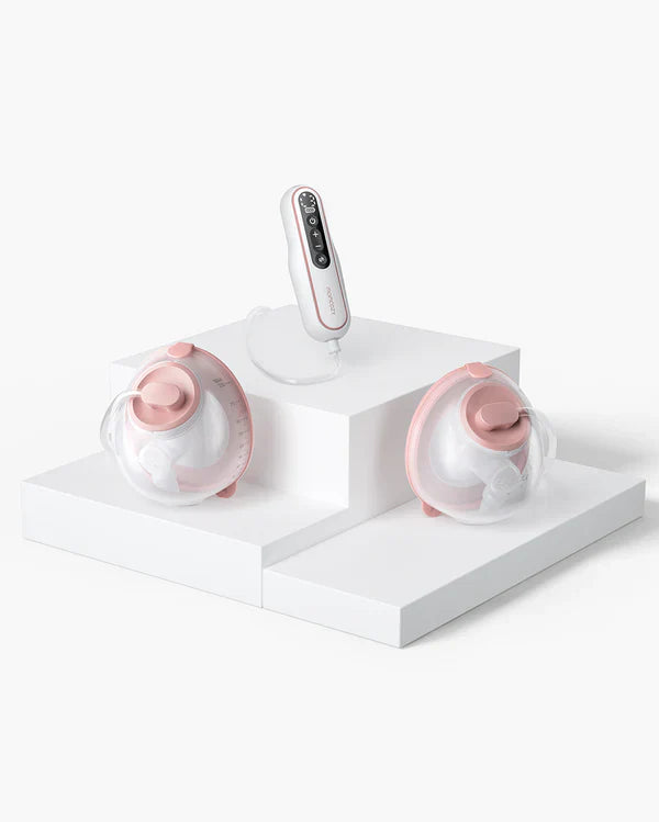 Momcozy V2 Pro Hospital Grade Wearable Breast Pump -Ultra-Light & Potent - 9 Suction Levels-288mmHg Suction Power-Low Noise-Portable-Rechargeable Battery