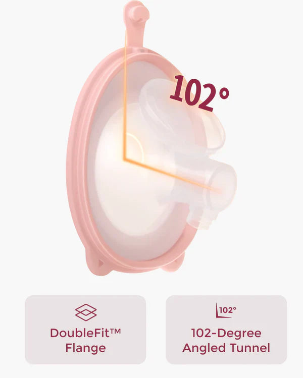 Momcozy V2 Pro Hospital Grade Wearable Breast Pump -Ultra-Light & Potent - 9 Suction Levels-288mmHg Suction Power-Low Noise-Portable-Rechargeable Battery