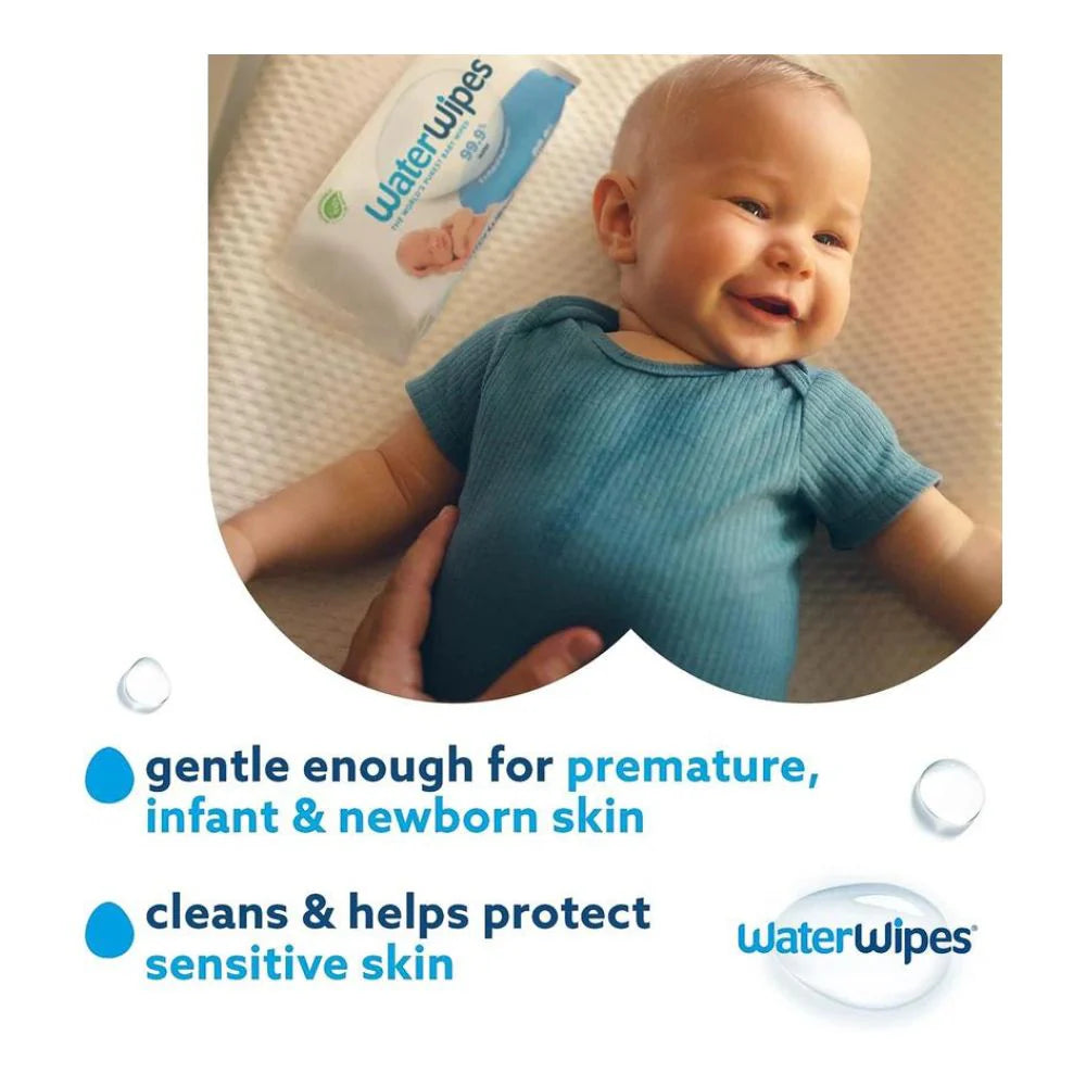 Waterwipes Biodegradable 3 In 1 Senstive Plus Baby Wipes Pack Of 360