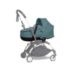 Stokke YOYO Bassinet, Includes Thick Double Mattress, Lightweight Newborn Carrycot, Flat Recline, Easy Clip-On, Breathable & Foldable - Requires YOYO Frame (Sold Separately)-Aqua