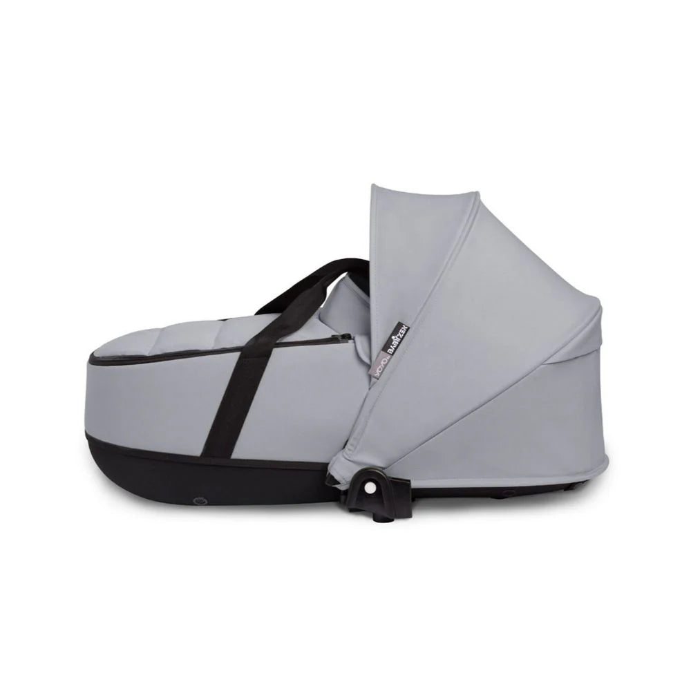 Stokke YOYO Bassinet, Includes Thick Double Mattress, Lightweight Newborn Carrycot, Flat Recline, Easy Clip-On, Breathable & Foldable - Requires YOYO Frame (Sold Separately)-Stone