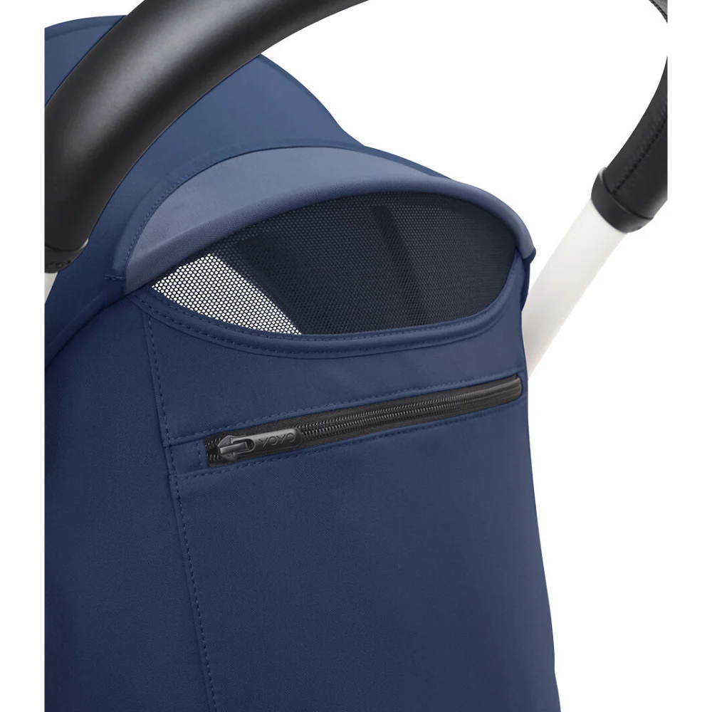 Stokke YOYO³ 6 Months+ Color Pack – Textiles Only: Seat Pad, Extendable Canopy & Zipped Back Pocket, for Baby (6 Months to 4 Years) - Requires YOYO Frame (Sold Separately)- Air France