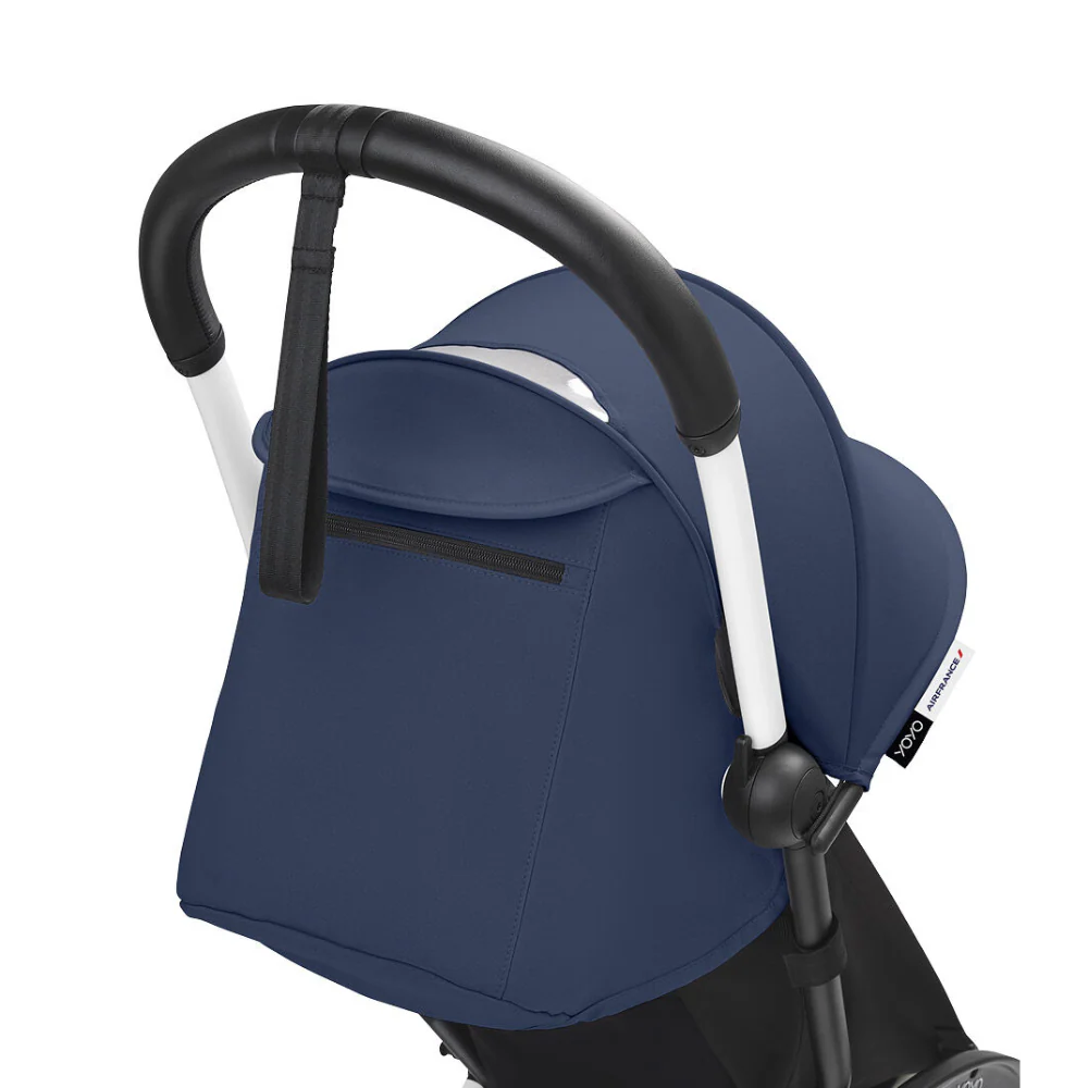Stokke YOYO³ 6 Months+ Color Pack – Textiles Only: Seat Pad, Extendable Canopy & Zipped Back Pocket, for Baby (6 Months to 4 Years) - Requires YOYO Frame (Sold Separately)- Air France