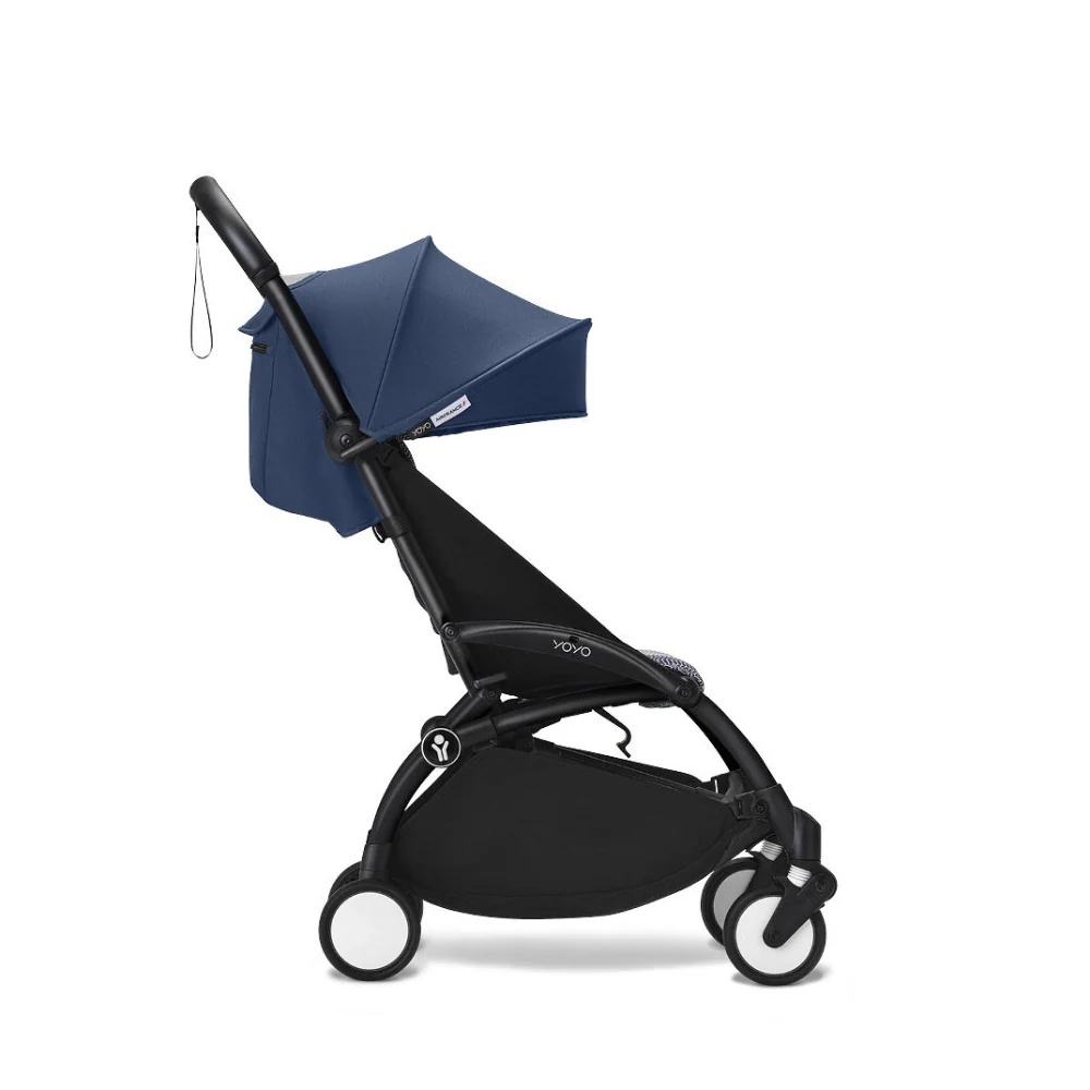 Stokke YOYO³ 6 Months+ Color Pack – Textiles Only: Seat Pad, Extendable Canopy & Zipped Back Pocket, for Baby (6 Months to 4 Years) - Requires YOYO Frame (Sold Separately)- Air France