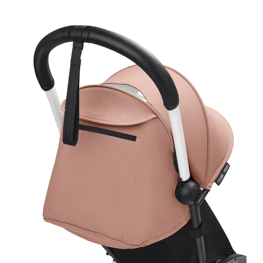 Stokke YOYO³ 6 Months+ Color Pack – Textiles Only: Seat Pad, Extendable Canopy & Zipped Back Pocket, for Baby (6 Months to 4 Years) - Requires YOYO Frame (Sold Separately)- Ginger