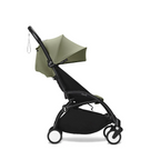 Stokke YOYO³ 6 Months+ Color Pack – Textiles Only: Seat Pad, Extendable Canopy & Zipped Back Pocket, for Baby (6 Months to 4 Years) - Requires YOYO Frame (Sold Separately)- Olive