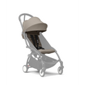 Stokke YOYO³ 6 Months+ Color Pack – Textiles Only: Seat Pad, Extendable Canopy & Zipped Back Pocket, for Baby (6 Months to 4 Years) - Requires YOYO Frame (Sold Separately)- Taupe