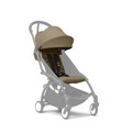 Stokke YOYO³ 6 Months+ Color Pack – Textiles Only: Seat Pad, Extendable Canopy & Zipped Back Pocket, for Baby (6 Months to 4 Years) - Requires YOYO Frame (Sold Separately)- Toffee