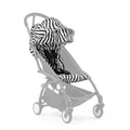 Stokke YOYO³ 6 Months+ Color Pack – Textiles Only: Seat Pad, Extendable Canopy & Zipped Back Pocket, for Baby (6 Months to 4 Years) - Requires YOYO Frame (Sold Separately)- Zebra