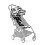 Stokke YOYO³ 6 Months+ Color Pack – Textiles Only: Seat Pad, Extendable Canopy & Zipped Back Pocket, for Baby (6 Months to 4 Years) - Requires YOYO Frame (Sold Separately)- Zebra