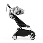 Stokke YOYO³ 6 Months+ Color Pack – Textiles Only: Seat Pad, Extendable Canopy & Zipped Back Pocket, for Baby (6 Months to 4 Years) - Requires YOYO Frame (Sold Separately)- Zebra
